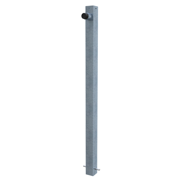 Barrier posts 70 x 70 mm | as door stopper | for casting in concrete